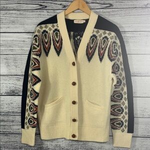 TORY BURCH-Printed Madeline Button Up Cardigan/Sweater